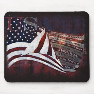 Pledge of Allegiance gifts & Greetings Mouse Pad