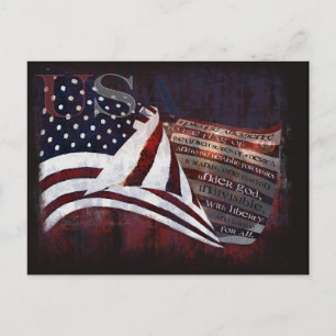 Pledge of Allegiance gifts & Greetings Postcard