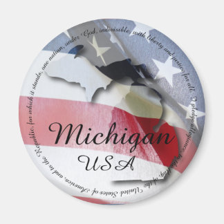 Pledge of Allegiance & Michigan Magnet
