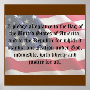 Pledge of Allegiance Poster