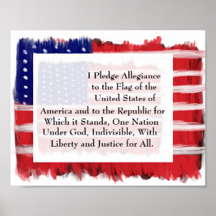 Pledge Of Allegiance Poster