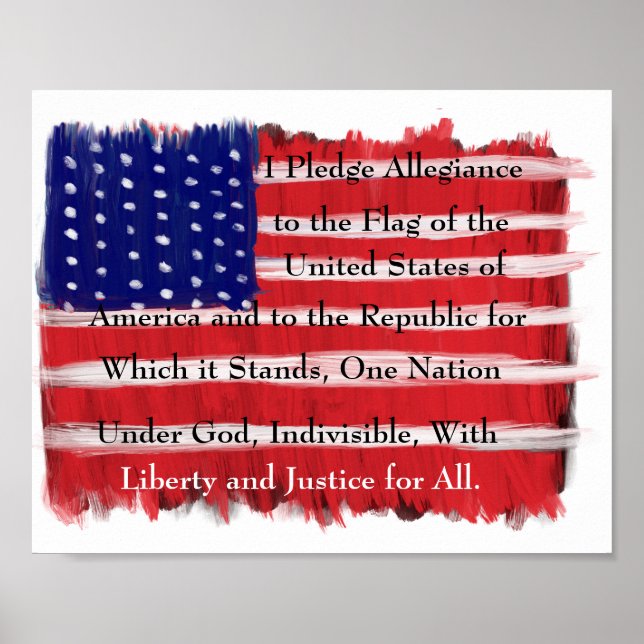 Pledge Of Allegiance Poster (Front)