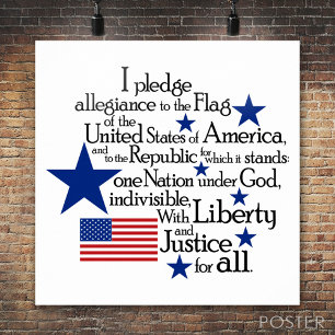 Pledge of Allegiance Poster