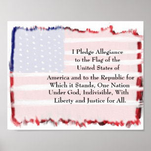 Pledge Of Allegiance Poster
