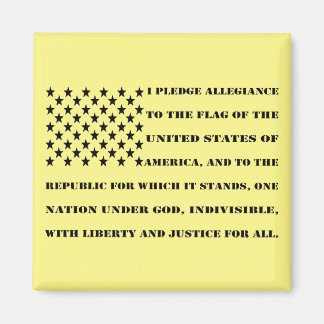 Pledge Of Allegiance #USAPatriotGraphics Magnet