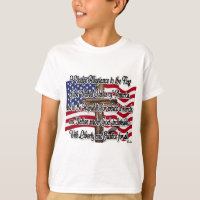 Pledge of Allegiance with US Flag and Cross