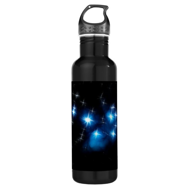 Pleiades Blue Star Cluster 710 Ml Water Bottle (Front)