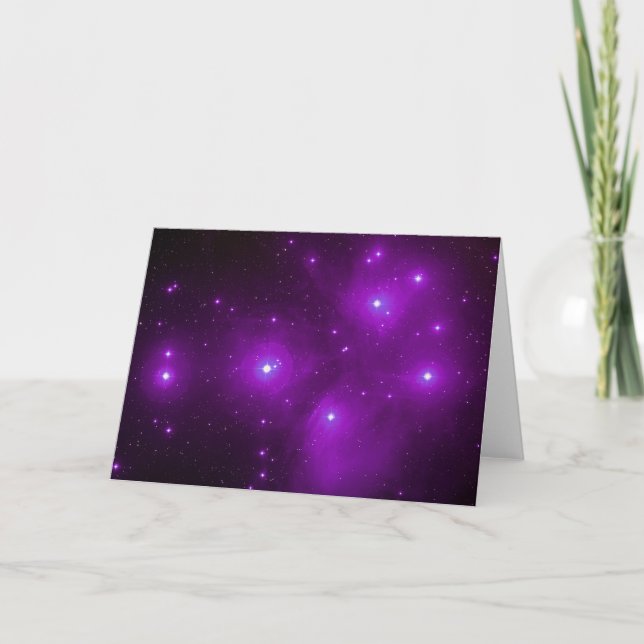 Pleiades in Purple Card (Front)