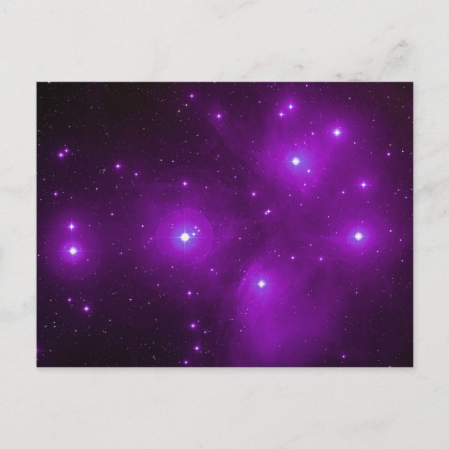 Pleiades in Purple Postcard (Front)