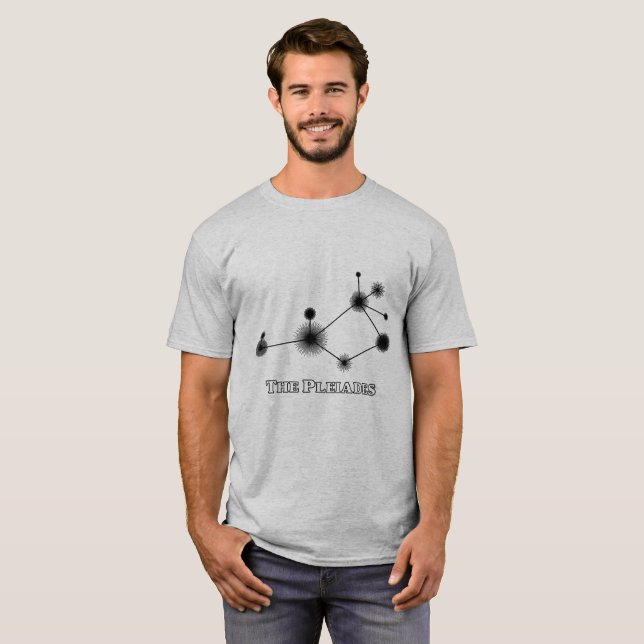 Pleiades with Title - Basic T-Shirts (Front Full)