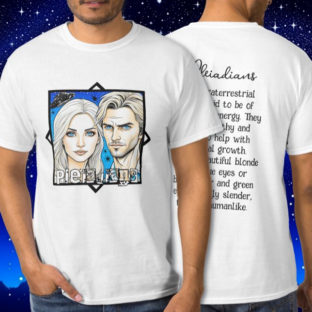 Pleiadian Extra Terrestrials and UFO T-Shirt (Creator Uploaded)