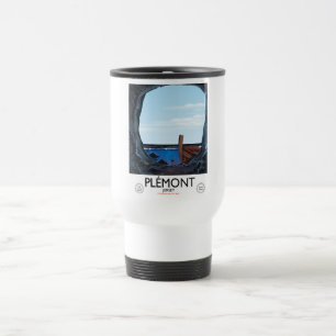 Plémont Caves,Jersey vintage travel poster Mug