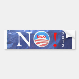 plenet obama, NO! BAMA 2012 Bumper Sticker