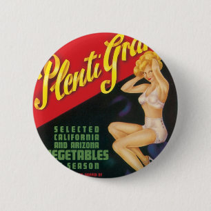 Plenti Grand 6 Cm Round Badge