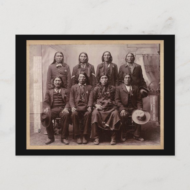 Plenty of Horses Trial 1890 Postcard (Front)