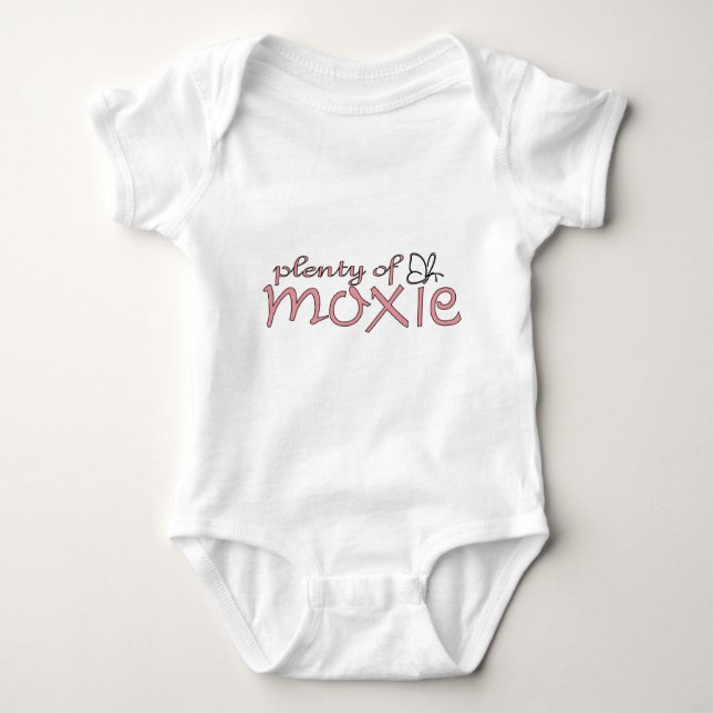 Plenty of moxie! baby bodysuit (Front)