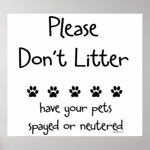 Plese Don&apos;t Litter 2 Poster