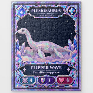Plesiosaurus, Rainbow Foil Art Jigsaw Puzzle