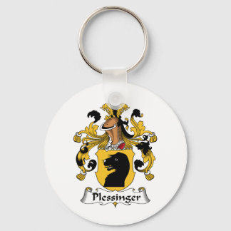 Plessinger Family Crest Key Ring