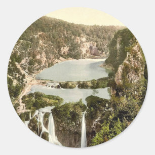 Pletvicerseen (i.e., Plitvice Lake), Ermitensee, C Classic Round Sticker
