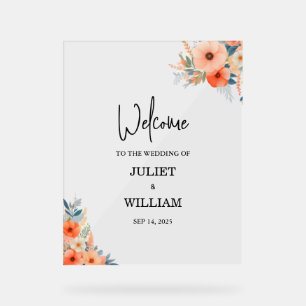 Plexiglass Perspex Acrylic Glass Wedding Sign