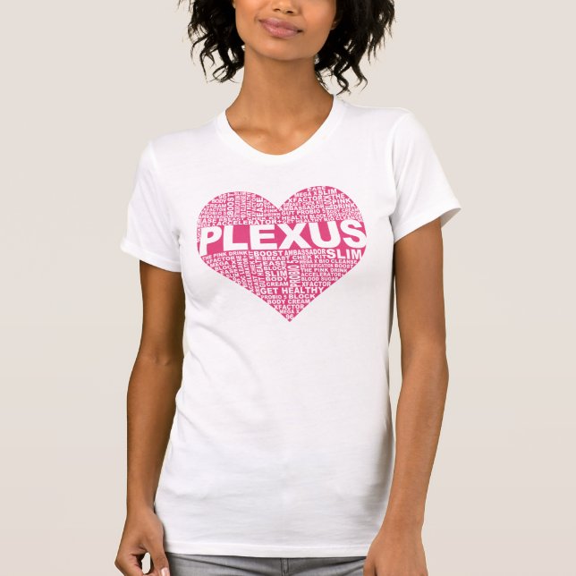 Plexus Heart tank / tshirt burnout T (Front)