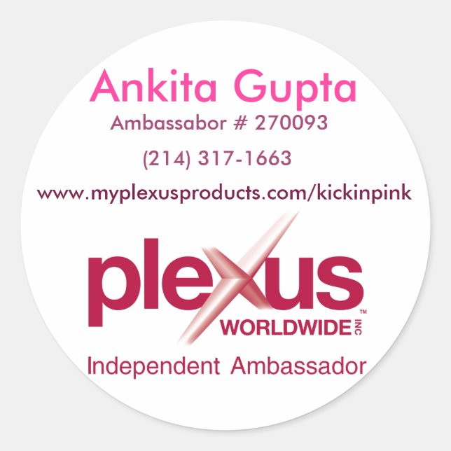 Plexus Sticker (Front)