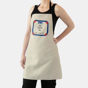 Plin Tajarin Vin Piedmont Flag Badge Apron