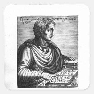 Pliny the Elder Square Sticker