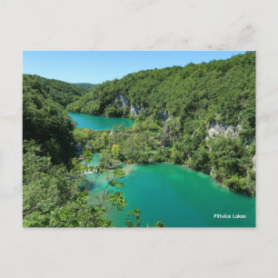 Plitvice Lakes Croatia Holiday Postcard