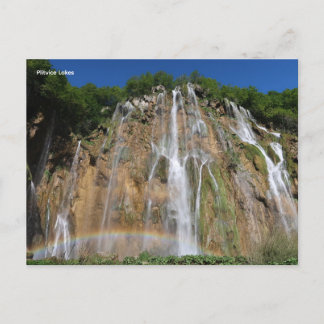 Plitvice Lakes Croatia Holiday Postcard