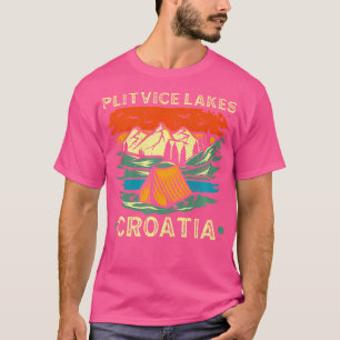Plitvice Lakes Croatia National Park Camping Tent T-Shirt