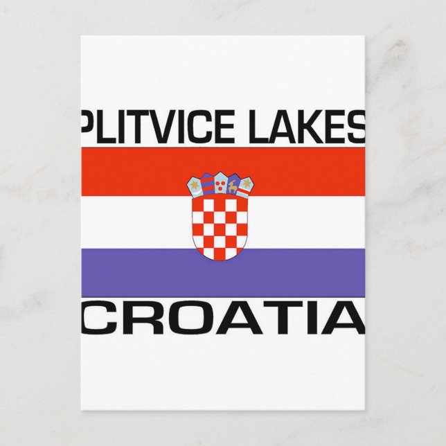 Plitvice Lakes, Croatia Postcard (Front)