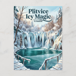 Plitvice Lakes National Park Croatia Postcard