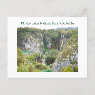 PLITVICE LAKES NATIONAL PARK, CROATIAPostcard Postcard