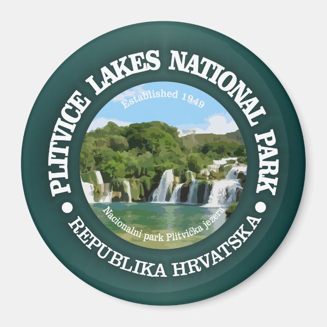 Plitvice Lakes NP Magnet (Front)