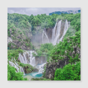 Plitvice lakes waterfall