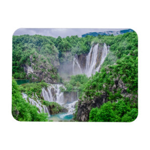 Plitvice lakes waterfall magnet