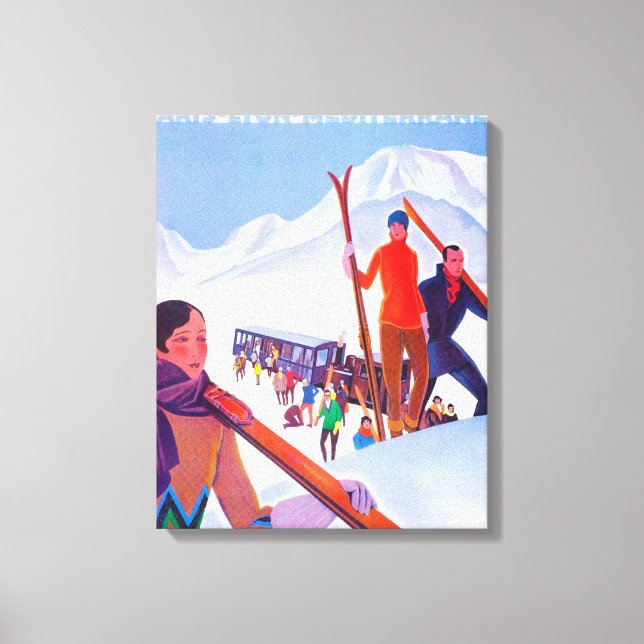 PLM Railway Promotional Poster Canvas Print (Front)