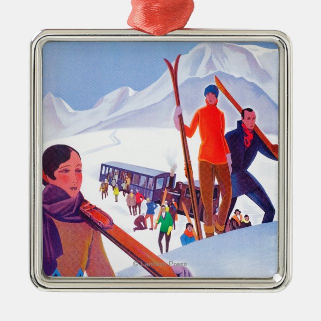 PLM Railway Promotional Poster Metal Tree Decoration (Front)
