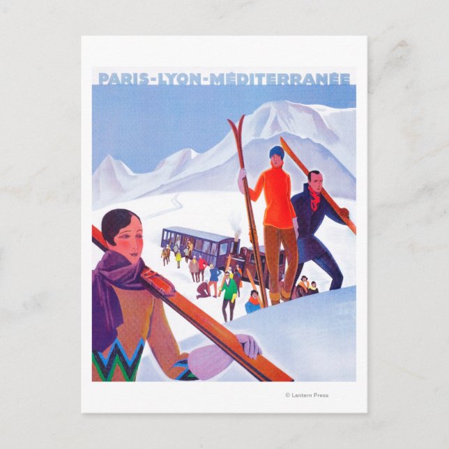PLM Railway Promotional Poster Postcard (Front)