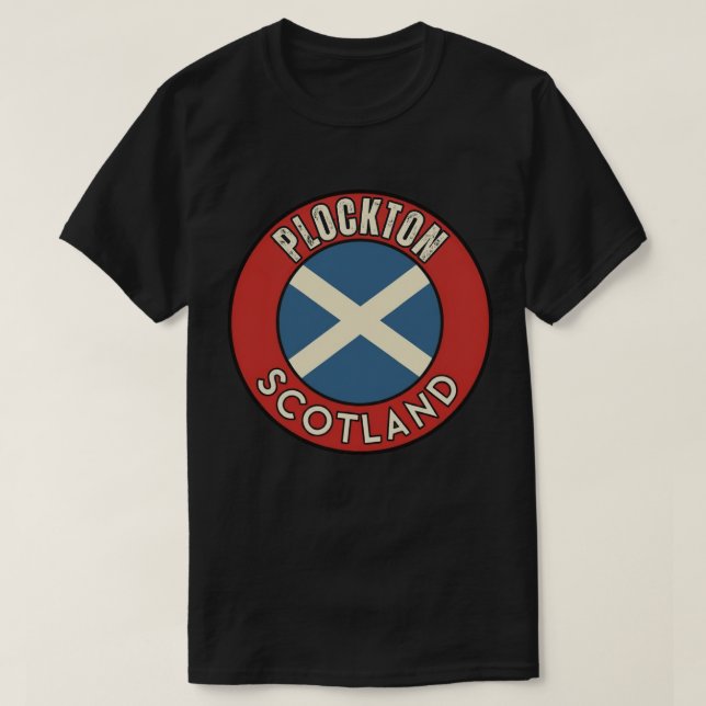 Plockton, Scotland T-Shirt (Design Front)