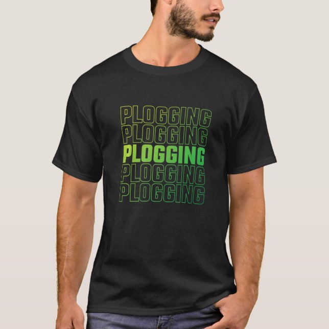 Plogging Environment and Conservation T-Shirt (Front)