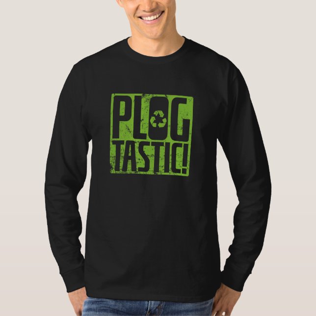 Plogging Plogtastic Jogging And Nature T-Shirt (Front)
