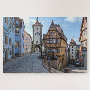Plönlein in Rothenburg ob der Tauber, Germany Jigsaw Puzzle