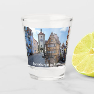 Plönlein in Rothenburg ob der Tauber, Germany Shot Glass