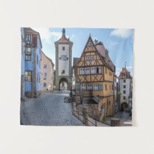 Plönlein in Rothenburg ob der Tauber, Germany Tapestry