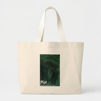 plot large tote bag