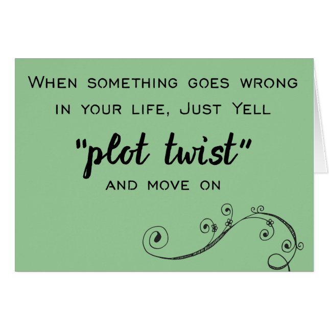Plot Twist (Front Horizontal)