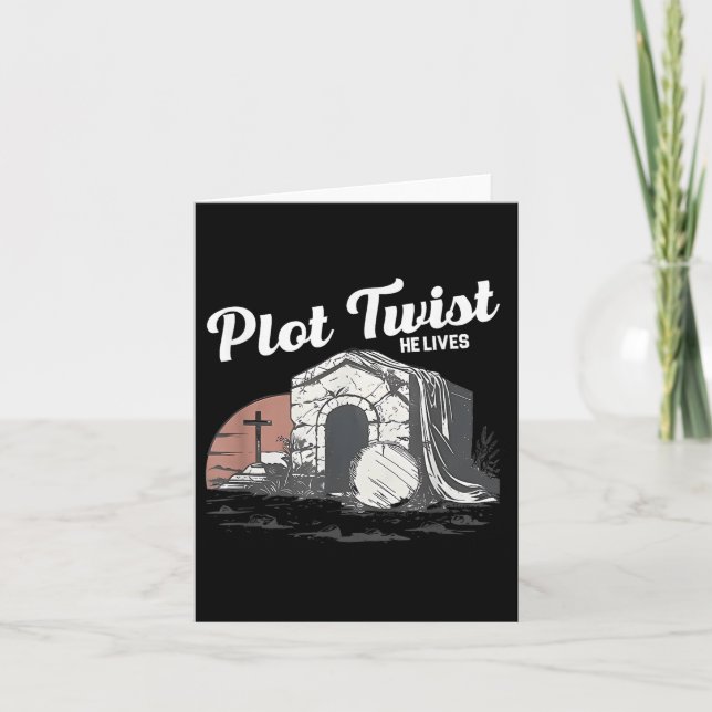Plot Twist He Lives  Card (Front)